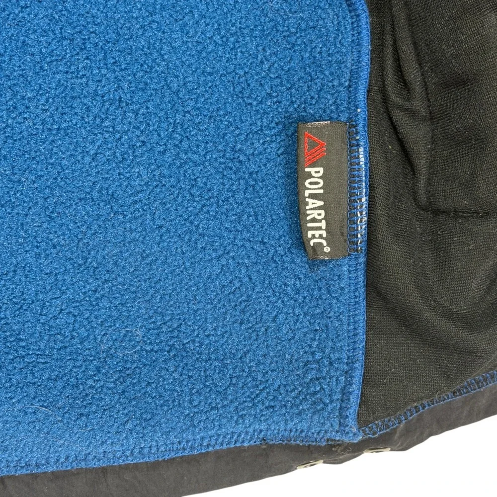 Vintage 90s The‎ North Face Denali Fleece Blue Full Zip Outdoor Vest Mens Size L